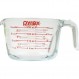 Pyrex Prepware 4 컵 측정 컵, 빨간색 그래픽, 투명
