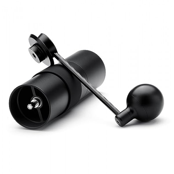 Normcore 수동 커피 그라인더 V3 - 스테인레스 스틸 38mm 현대식 원추형 버가 포함된 핸드 커피 그라인더 - 조정 가능한 설정 - 에어로프레스, 에스프레소, 푸어오버, 프렌