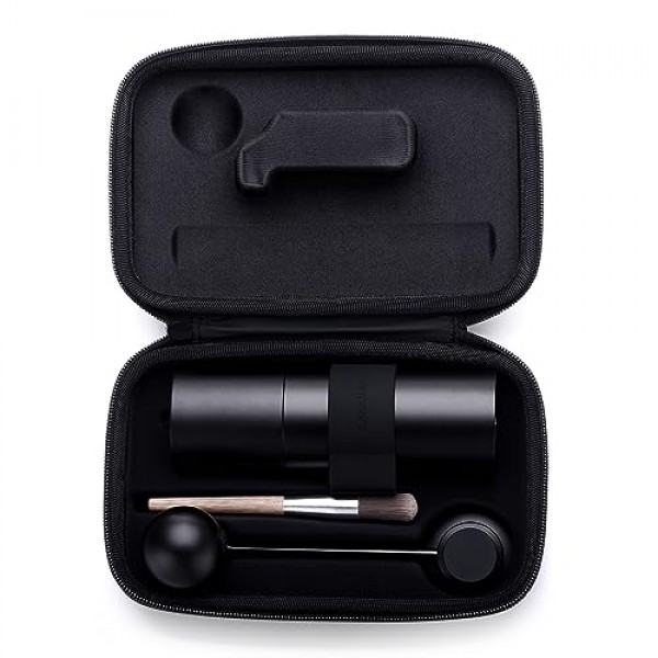 Normcore 수동 커피 그라인더 V3 - 스테인레스 스틸 38mm 현대식 원추형 버가 포함된 핸드 커피 그라인더 - 조정 가능한 설정 - 에어로프레스, 에스프레소, 푸어오버, 프렌