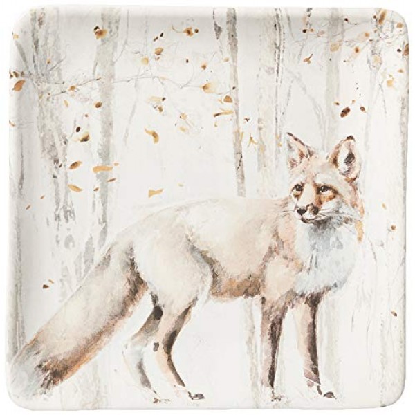 Certified International Corp A Woodland Walk 16피스 ​​식기 세트, 4인용 서비스, 멀티컬러