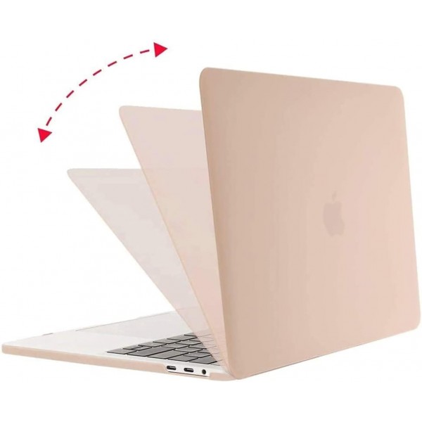MOSISO 케이스 MacBook Pro 13 인치 2023 2022 2021-2016 M2 M1 A2338/A2289/A2251/A2159/A1989/A1706/A1708, 플라스틱 하드 쉘 및 키보드 보호기 및 화면 보호기 및 보관 가방, 낙타