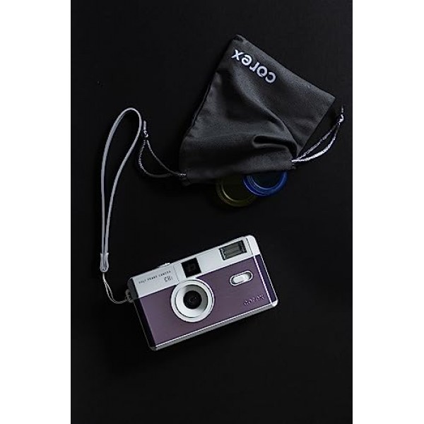 하프 프레임 재사용 가능한 35mm 카메라 CH1, 플래시 내장 및 35mm 컬러 네거티브 또는 흑백 필름과 호환 가능(필름 및 배터리는 포함되지 않음)(투투 핑크) 한정판 무료 