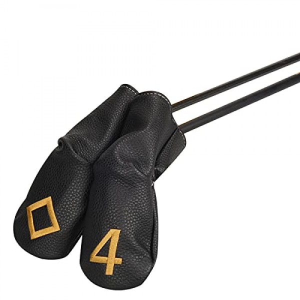 큰 이빨 골프 하이브리드 아이언 헤드 커버 10Pcs 골프 하이브리드 아이언 커버 긴 목 하이브리드 아이언 헤드 커버 클리블랜드, 윌슨 런치 패드, 투어 에지 하이브리드