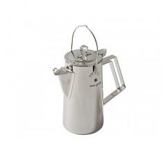 Snow Peak Men's Stainless Steel Upright Kettle, Stainless Steel, Silver, One Size : Home & Kitchen