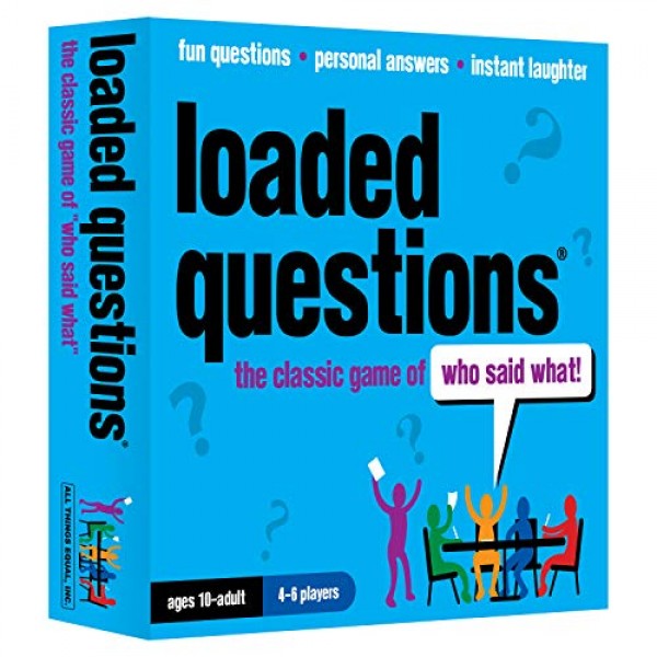 Loaded Questions - 고전 게임 'Who Said What'의 가족/친구 버전 - All Things Equal, Inc., Blue