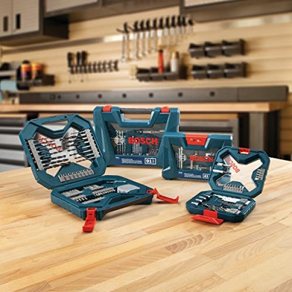 BOSCH MS4034 드릴링 및 드라이빙 세트(34피스), 블랙