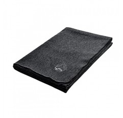 Hugger Mugger 디럭스 울 담요 - 그레이 - 부드럽고 단단하며 우수한 요가 소품, 무릎, 팔꿈치 및 손목을 위한 추가 패딩 제공, 내구성 및 세탁 가능