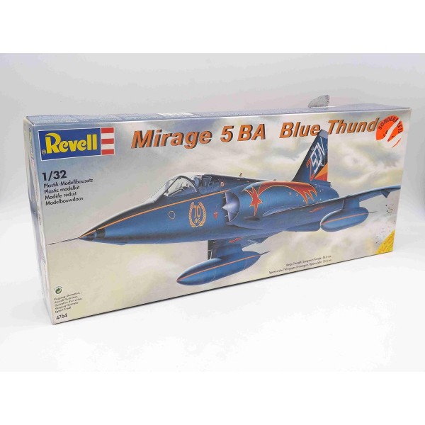 Revell 4764 Mirage 5 BA Blue Thunder 모형 비행기 키트 1:32 OVP Revell 4764 Mirage 5 BA Blue Thunder 모형 비행기 키트 1:32 OVP - NEW