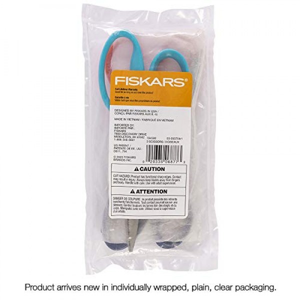 Fiskars 5인치 무딘 어린이용 가위, 보라색