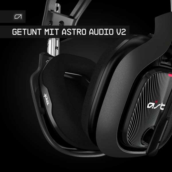 ASTRO Gaming A40 TR, 유선 게임용 헤드셋, MixAmp M80, ASTRO 오디오 V2, Dolby ATMOS, 교환 가능 마이크, 게임/음성 밸런스, Xbox Series X|S와 호환 가능, Xbox One - 블랙/그린