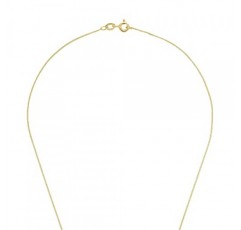 Amor 2014209 합성 지르코니아 펜던트가 있는 여성용 목걸이 42 cm 골드 하트가 주얼리 선물 상자에 들어 있습니다. 골드 375/9ct, 큐빅 지르코니아