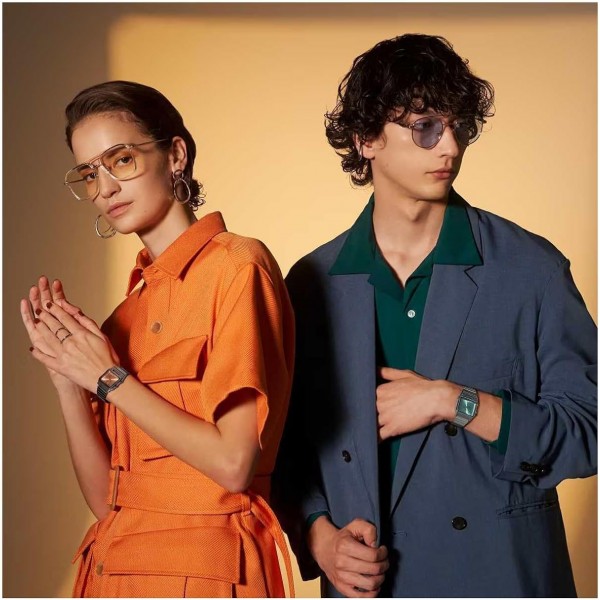 카시오 엣지 시계 AnaDigi Turquoise AQ-800EC-2AEF