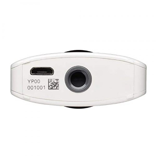 RICOH Theta SC2 360도 4K 구형 VR 카메라(화이트) 유연한 10인치 스파이더 삼각대가 포함된 번들(2개 품목)