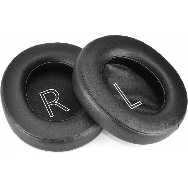 INSOLKIDON 2 Pcs Microsoft Xbox 시리즈 무선 헤드셋 Xbox X|S와 호환되는 교체용 메모리 폼 이어 패드, Xbox One 통기성 교체용 이어 패드 가죽 귀마개