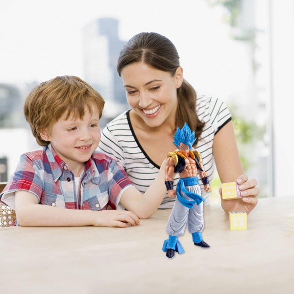 APDDHJ Evolve Anime Figure 30cm 액션 피규어, Super Saiyan Blue Vegeta 피규어 애니메이션 장난감 선물