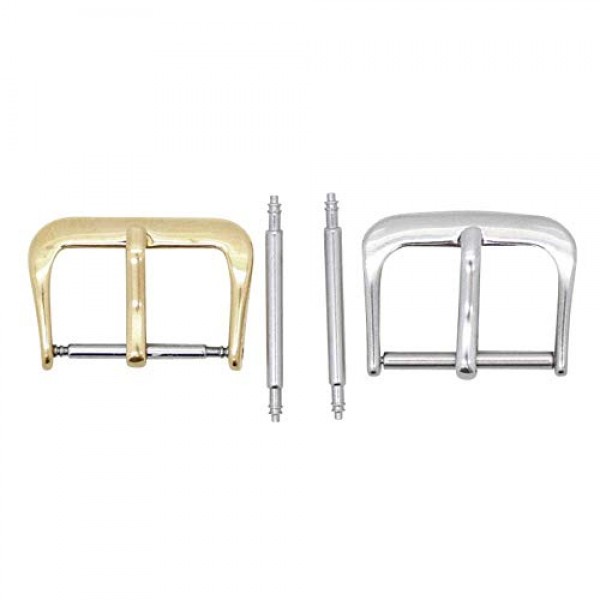 미국산 - 짧은 길이, 일반 길이 또는 긴 길이의 정품 도마뱀 시계 스트랩 밴드(금색 및 은색 버클 포함) - 공장 직접 16mm 17mm 18mm 19mm 20mm 22mm 24mm