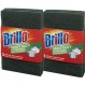 Brillo 고강도 냄비 및 프라이팬용 프리미엄 수세미 패드, 그리스에 강함, 3개(강력, 3개(2개 팩))