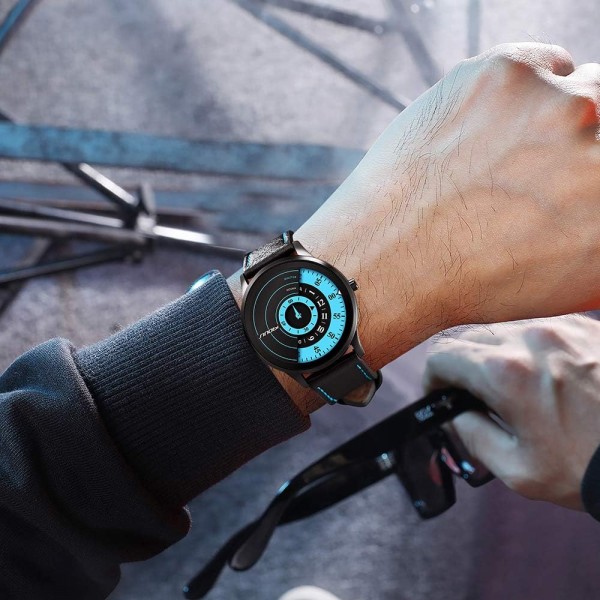 SINOBI 비즈니스 시계 남성 패션 오리지널 디자인 시계 남성 스틸 메쉬 남성용 시계 시계 Relogio Masculino 크리 에이 티브 손목 시계 S9845g-blue