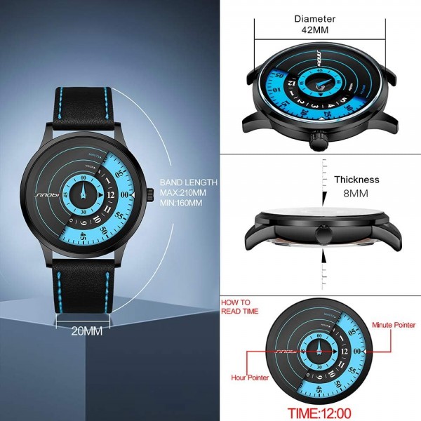 SINOBI 비즈니스 시계 남성 패션 오리지널 디자인 시계 남성 스틸 메쉬 남성용 시계 시계 Relogio Masculino 크리 에이 티브 손목 시계 S9845g-blue
