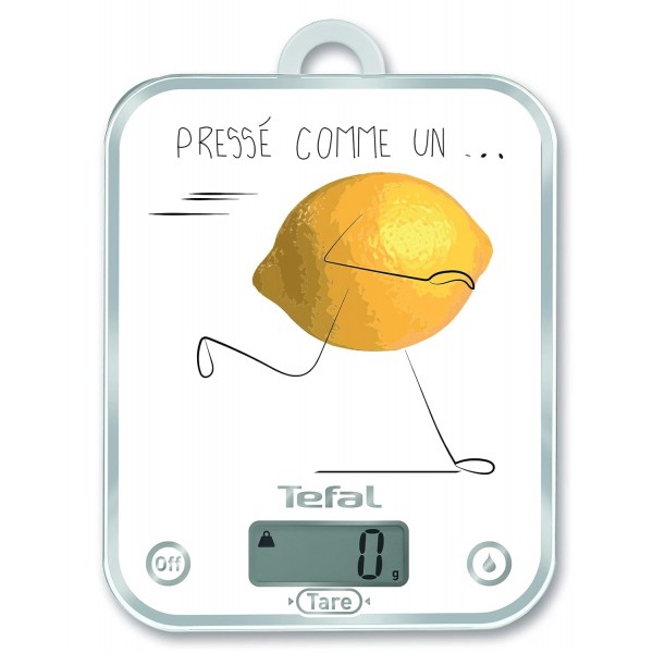 Tefal OPTISS Deco 레몬 저울처럼 짜낸 저울 5kg/1g 기능 Liquid Tare BC5135V0