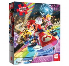 마리오 카트 “레인보우 로드” 1,000피스 직소 퍼즐 | 마리오, 피치 공주, 바우저가 등장하는 소장용 슈퍼 마리오 퍼즐 작품 | 공식 라이선스를 받은 Nintendo 퍼즐 및 상