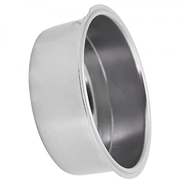 스테인레스 스틸 커피 필터, 더블 컵 커피 51mm 다공성 필터 바구니 Breville Portafilter 용 재사용 가능한 더블 레이어 가압 에스프레소 메이커 액세서리