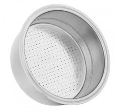 스테인레스 스틸 커피 필터, 더블 컵 커피 51mm 다공성 필터 바구니 Breville Portafilter 용 재사용 가능한 더블 레이어 가압 에스프레소 메이커 액세서리