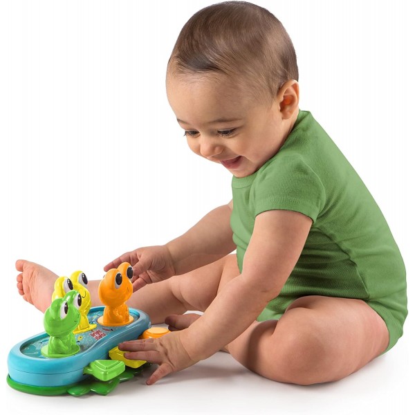 Bright Starts 뮤지컬 토이, Bop and Giggle Frog 1 멀티컬러