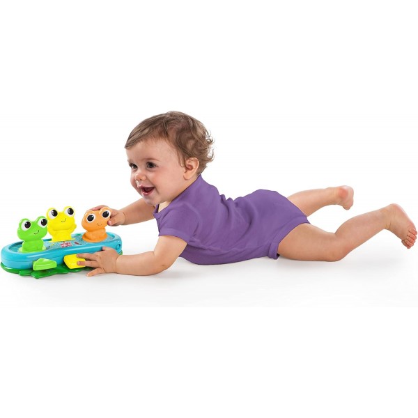 Bright Starts 뮤지컬 토이, Bop and Giggle Frog 1 멀티컬러