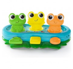 Bright Starts 뮤지컬 토이, Bop and Giggle Frog 1 멀티컬러