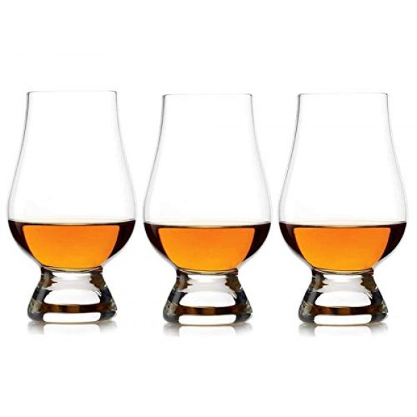 GLENCAIRN 위스키 잔, 시음용 3개 세트, 비행 트레이 포함, 선물용 상자