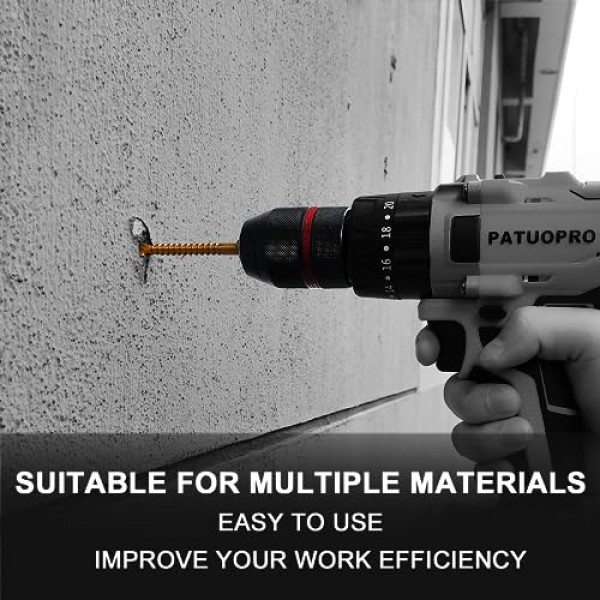 1.5-13mm 열쇠가 없는 드릴 척 금속 헤비듀티 1/2''-20UNF, SDS-Plus 생크 포함 1/4 육각 생크 1/2'' 임팩트 드라이버, 전기 드릴, 해머 드릴용 소켓 사각 렌치 어댑터