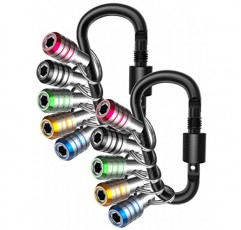 비트 홀더, 임팩트 드라이버용 1/4인치 드릴 비트 홀더 키체인 빠른 변경 자기 스크루드라이버 비트 홀더-10개를 잠금 해제하려면 뒤로 당겨