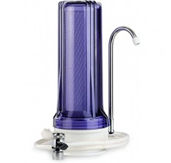 iSpring CKC1C 탄소 필터가 포함된 조리대 식수 여과 시스템, 2.5 x 10, 투명