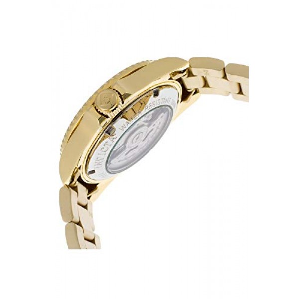 인빅타 남성용 8930OB 프로 다이버 아날로그 디스플레이 일본 오토매틱 골드 시계