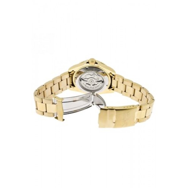 인빅타 남성용 8930OB 프로 다이버 아날로그 디스플레이 일본 오토매틱 골드 시계