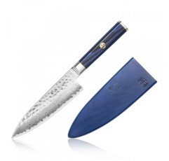 Cangshan KITA 시리즈 6인치 주방용 칼(칼집 포함), 고탄소 X-7 다마스커스 강철(칼집 포함), 501394