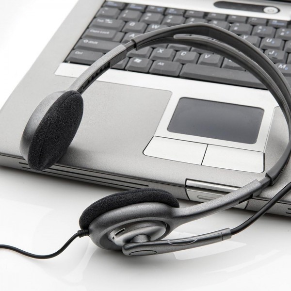 붐 마이크가 장착된 로지텍 H111 3.5mm 아날로그 스테레오 헤드셋, Schwarz