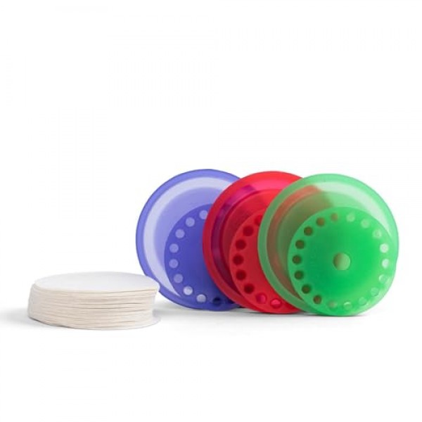 My-Cap 재사용 가능한 커피 캡슐 캡 및 뚜껑 세트 - Nespresso Vertuo 포드와 호환 가능 - 재사용 가능, 식품 등급 및 BPA 프리 커피 포드 캡 및 뚜껑 - Nespresso Vertuo 캡슐 재사용 