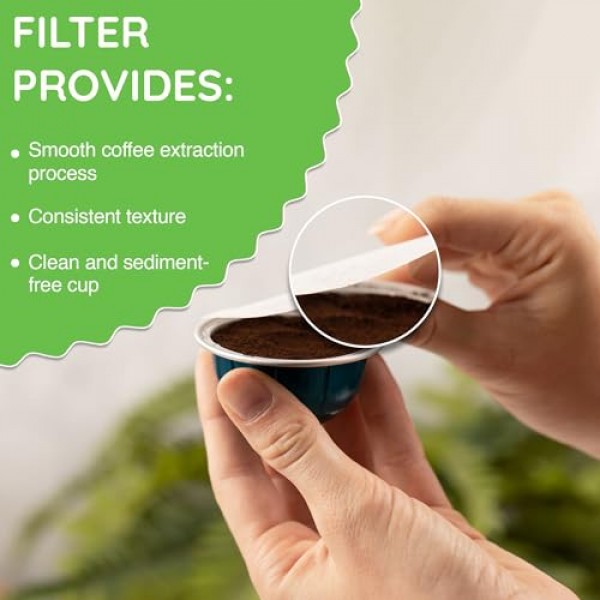 My-Cap 재사용 가능한 커피 캡슐 캡 및 뚜껑 세트 - Nespresso Vertuo 포드와 호환 가능 - 재사용 가능, 식품 등급 및 BPA 프리 커피 포드 캡 및 뚜껑 - Nespresso Vertuo 캡슐 재사용 