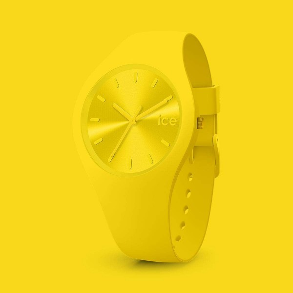 Ice-Watch - ICE Color Citrus - 남성용(남녀공용) 손목시계(실리콘 스트랩 포함) - 017909(미디움)