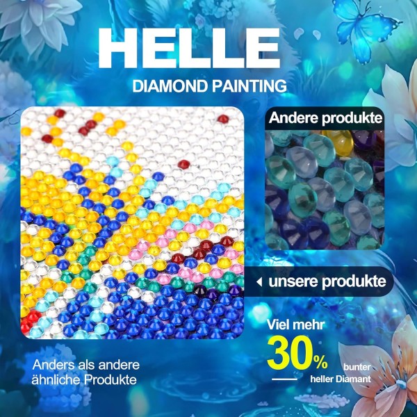 Hjjdiyes 다이아몬드 페인팅 성인 동물 여우 - 5D 다이아몬드 페인팅 XXL 40X50CM - Aapxi 다이아몬드 페인팅 여우 어린이 소녀 - 다이아몬드 페인팅 대형 동물(40x50cm)