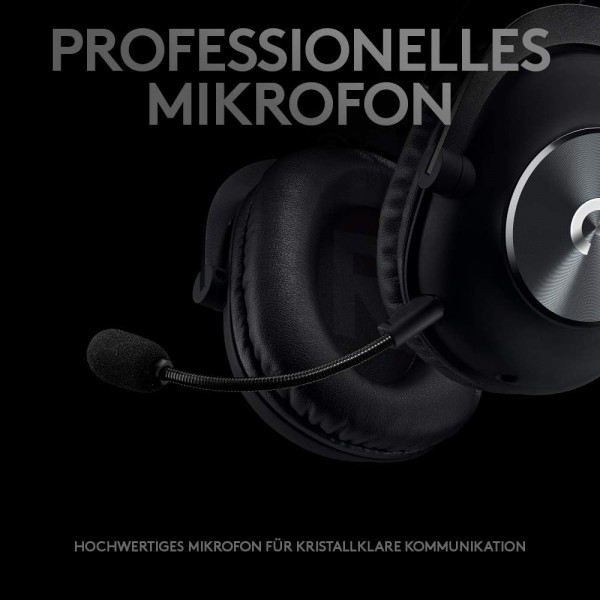 Logitech G PRO 게임용 헤드셋, PRO-G 50mm 스피커가 장착된 오버이어 헤드폰, 알루미늄, 강철 및 메모리 폼, 편안하고 내구성이 뛰어난, Esport 게임용, PC/PS/Xbox/Nintendo 스위치 -