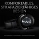 Logitech G PRO 게임용 헤드셋, PRO-G 50mm 스피커가 장착된 오버이어 헤드폰, 알루미늄, 강철 및 메모리 폼, 편안하고 내구성이 뛰어난, Esport 게임용, PC/PS/Xbox/Nintendo 스위치 -
