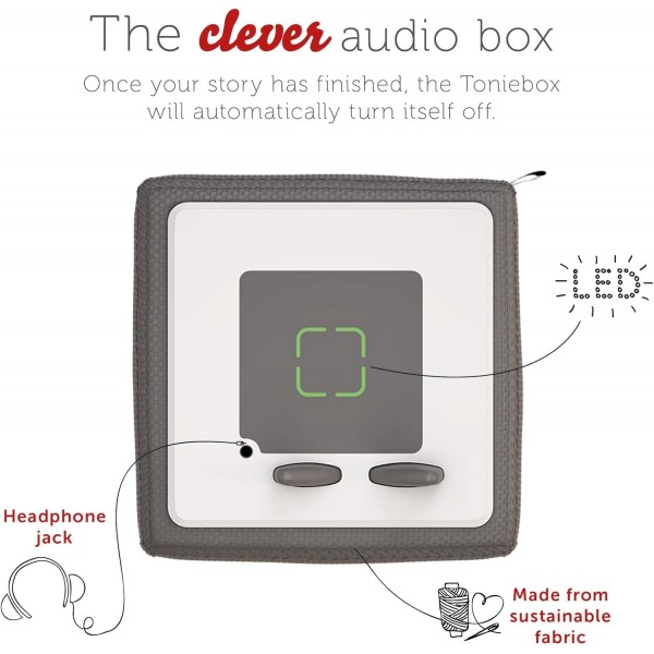 tonies toniebox 프리스쿨 스타터 세트 번들에는 창의적인 노래 1곡, 놀이 및 액션 노래 3곡, fun with spot, oi frog, 어린이용 오디오 북 및 음악 플레이어 스피커, 화면이 없는 