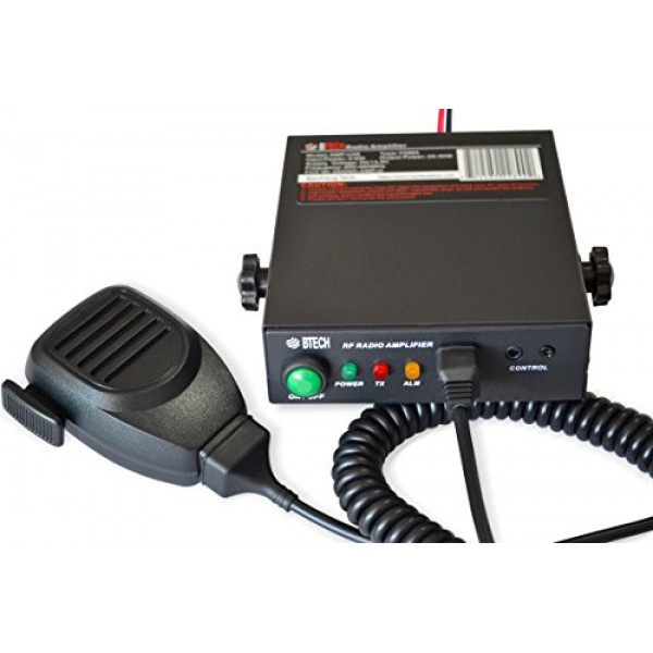 VHF(136-174MHz), 20-40W 출력(2-6W 입력), 아날로그 및 디지털 모드용 BTECH AMP-V25 증폭기, 모든 휴대용 라디오와 호환 가능: BTECH, BaoFeng, Kenwood, Yaesu, ICOM, Motorola