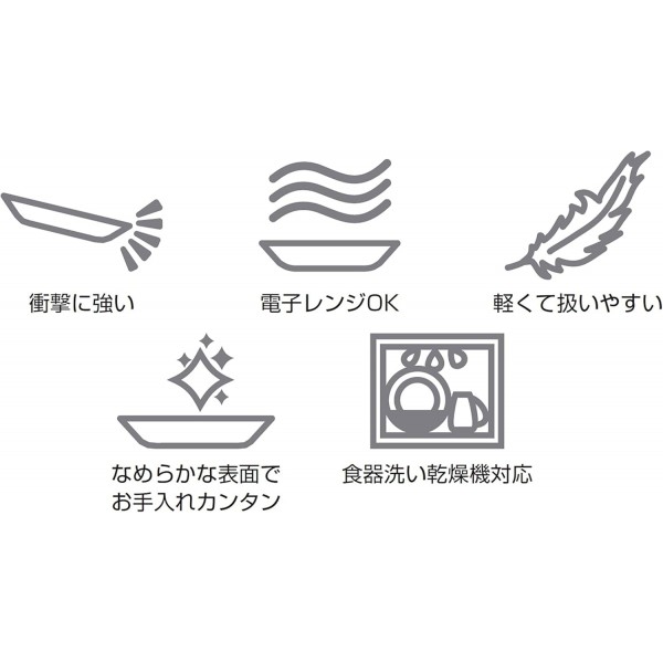 PYREX CP-1865 우유 유리, 수프 그릇, 5.9인치(15cm), 접시, 산산조각 방지, 경량, 전자레인지 사용 가능, 식기세척기 사용 가능, 강화 유리, 하모니 팝스, 6개 세트