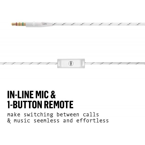 House of Marley Uplift 2.0 - 소음 차단 인이어 헤드폰, 9mm 드라이버, 마이크, 1버튼 컨트롤, 지속 가능한 소재, 다양한 이어팁 크기 - 실버