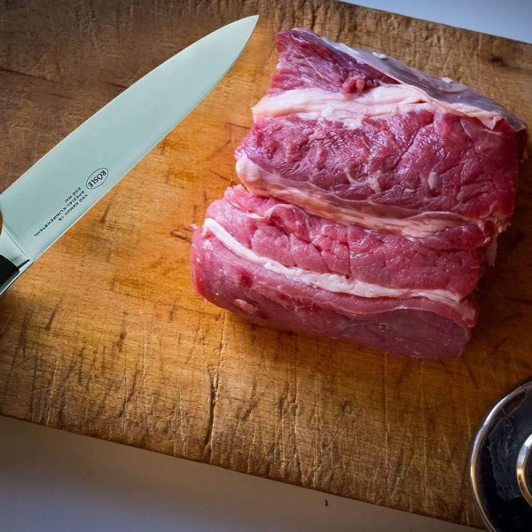 RÖSLE PURA 3종 나이프 세트, 고급 셰프 나이프, 만능 나이프, 특수 강철로 만든 예리한 날이 있는 패링 나이프, 리벳이 달린 손잡이