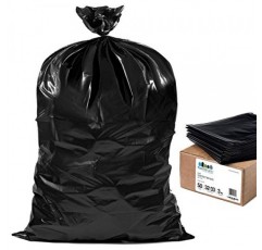 Plasticplace 계약자 쓰레기 봉투 33갤런 - 3.0밀, 검정색 고강도 쓰레기 봉투 33